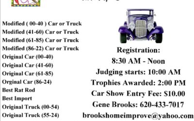 3rd Annual Fiesta Car Show, Santa Fe Park, Fiesta Grounds; Chanute