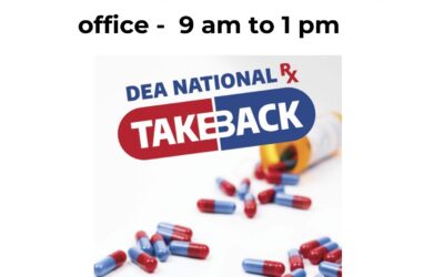 Medication Take Back Day, Saturday 4/26 NCART Booth behind the Chamber Office – During Safari Family Fun Day 9 am – 1 pm