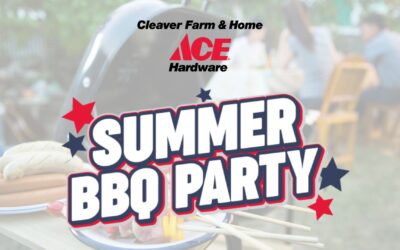 🔥 Red, White & BBQ Party at Cleaver Farm & Home! 🔥 Join us Saturday, May 24th from 11 AM to 2 PM for a bold kickoff to summer during Ace’s nationwide grilling event!