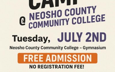  FREE Basketball Serve Camp @ Neosho County Community College- Tuesday, July 2nd –  Free Admission!