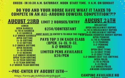Chanute Bit & Spur Saddle Club will be hosting TOUGHEST COWGIRL COMPETITION 💥🌟 📅 August 23rd & 24th • Chanute, KS 📍 Chanute Saddle Club Arena — 2730 S. Katy Rd.