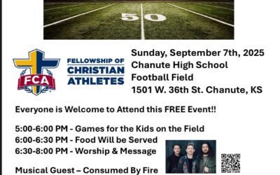 Fields of Faith – Fellowship of Christian Athletes – Everyone is Welcome to Attend this Free Event!