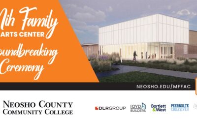 Join Neosho County Community College, DLR Group, and Loyd Builders on the south lawn of Sanders Hall on September 11 at 11:30 for a Groundbreaking Ceremony to kick off the Mih Family Fine Arts Center project!