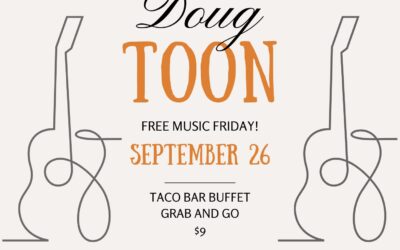 Eleveneleven Fresherie  will be welcoming the Artist’s Alley crowd on FRIDAY the 26th!  Free Music from Doug and some delicious tacos by Jessica!