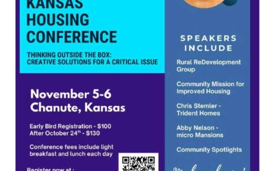 SEK, Inc. will host the Southeast Kansas Housing Conference on Nov. 5 & 6, 2025 at the SEK Impact Center