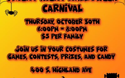 Chanute Recreation Presents Fright Night Halloween Carnival- Thursday, Oct. 30th, 6-8 p.m. 🚨FREE EVENT🚨