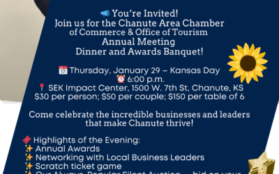 Chanute Area Chamber of Commerce & Office of Tourism Annual Meeting Dinner and Awards Banquet