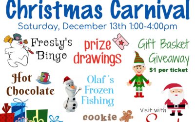 Chanute Recreation Commission will host a Christmas Carnival on Saturday, Dec. 13; 1-4:00 p.m.