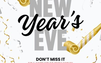 FireEscape Coffee House – New Years!! Join us for a fun, family friendly night! December 31st, 7pm – 2026!!