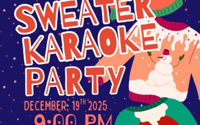 The HangOut is hosting a Ugly Sweater Karaoke Party – Dec. 19, 9:00 p.m.; 1202 S. Steuben, Chanute, KS