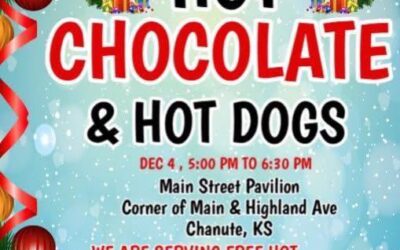 Join the fun- Hot Chocolate & Hot Dogs, Dec. 4, 5-6:30 p.m. – Main Street Pavilion. Donations to CMA Run for the Son ministry