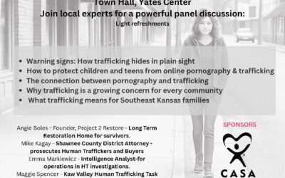 Project 2 Restore, Sponsored by CASA of the 31st Judicial District- Town Hall, 210 S. Main Street, Yates Center; Thursday, Jan. 22, 2026 2:00pm – 4:00pm