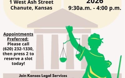 Southeast Kansas Area Agency on Aging is hosting a Free Legal Document Clinic – Feb. 20 in Chanute.