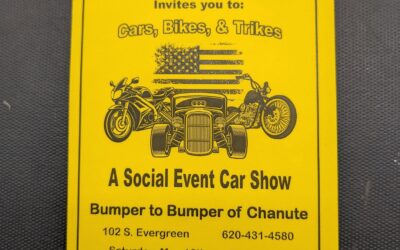Cars, Bikes & Trikes – A Social Event Car Show- Bumper to Bumper of Chanute