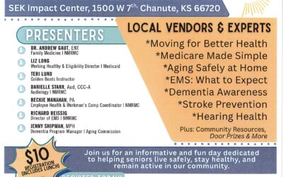AGING=LIVING Conference for seniors and their families- Oct. 14, 2026, 9am-4pm; Registration Open