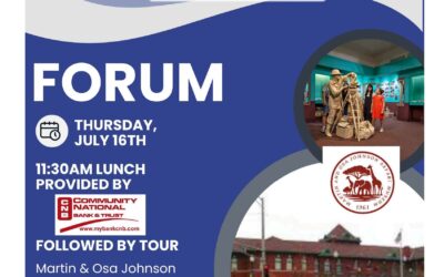 Southeast Kansas Inc.  – Forum Thursday July 16th at Martin & Osa Safari Museum, 111 N. Lincoln.